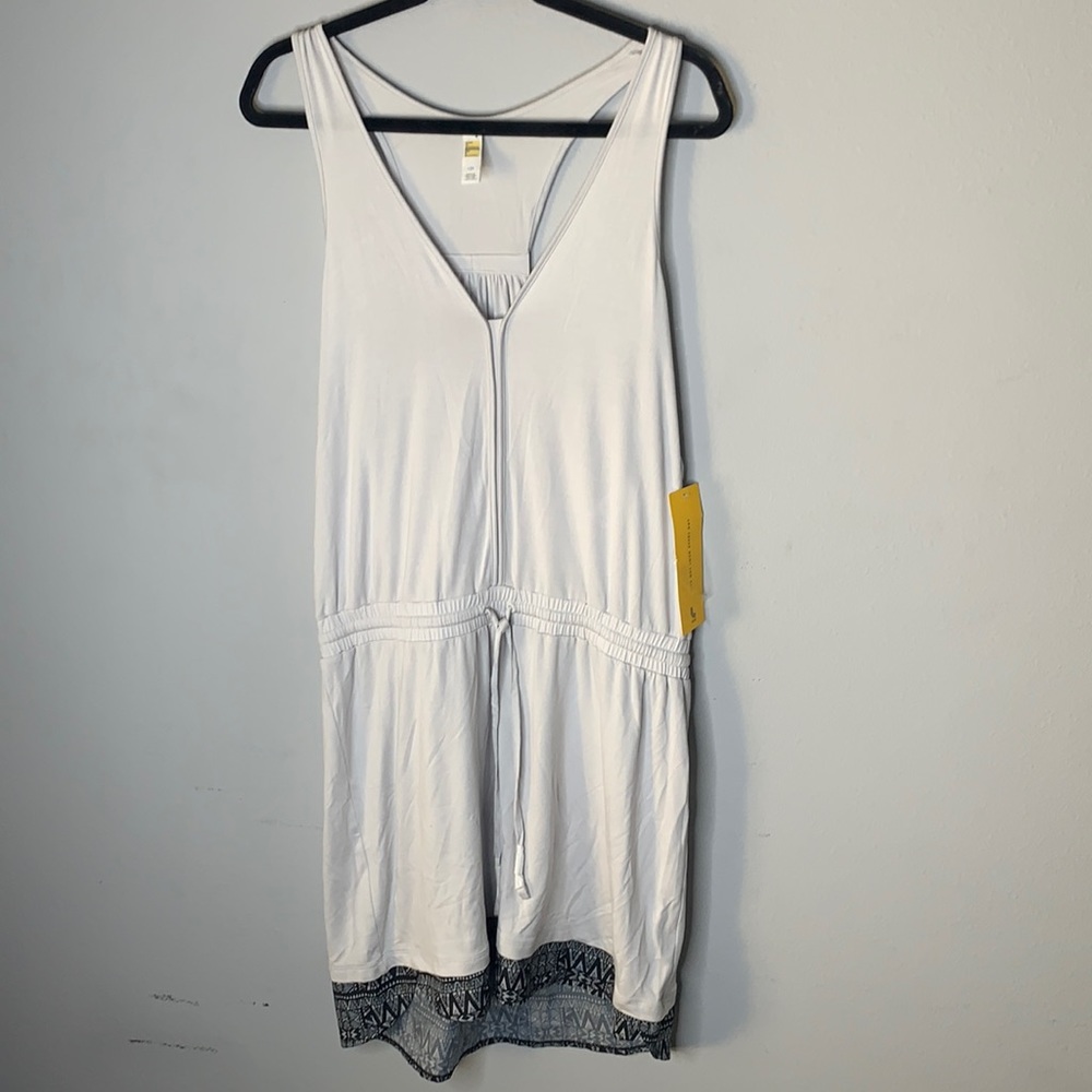 NWT Lole abisha light grey athletic dress NEW L